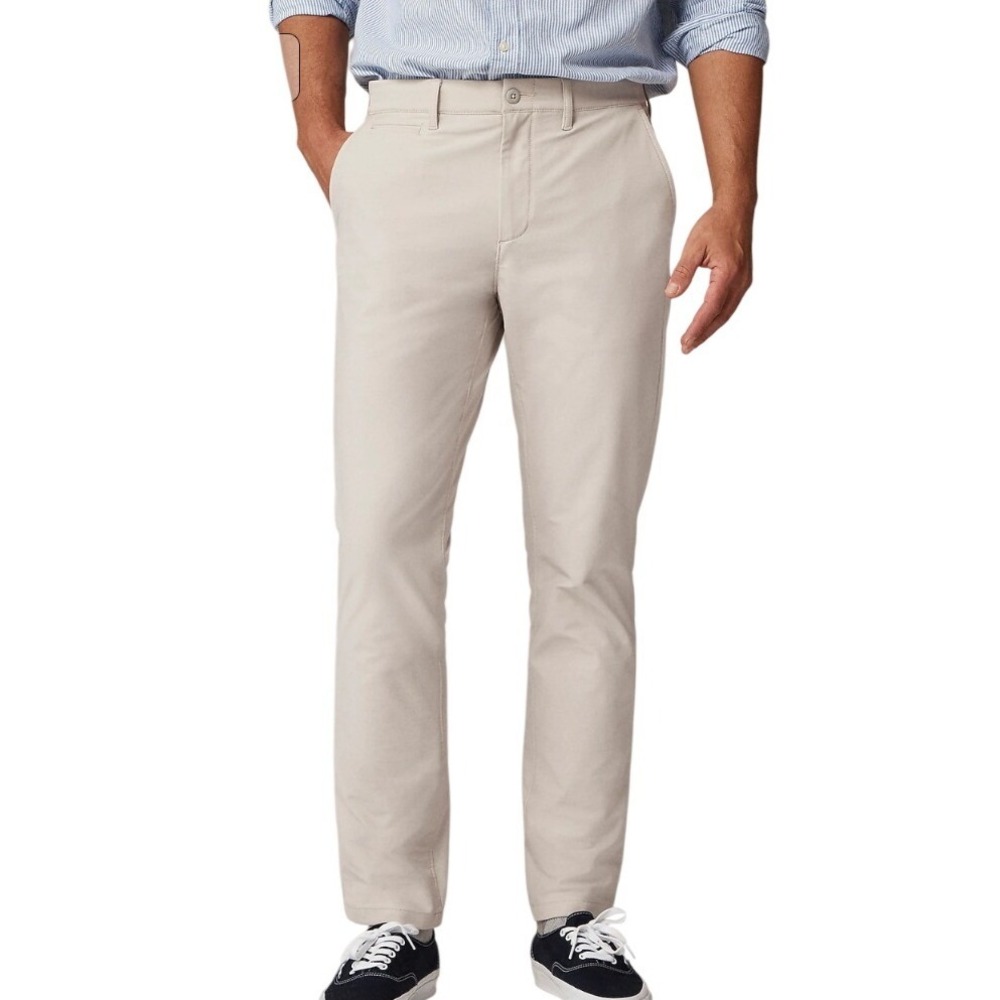 J.Crew Mens 770 Straight Performance Pant 33x30 Khaki Stretch Chino‎ NEW $128